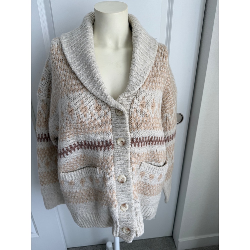 Old Navy Women's Shawl Collar Button Front Cardigan Sweater